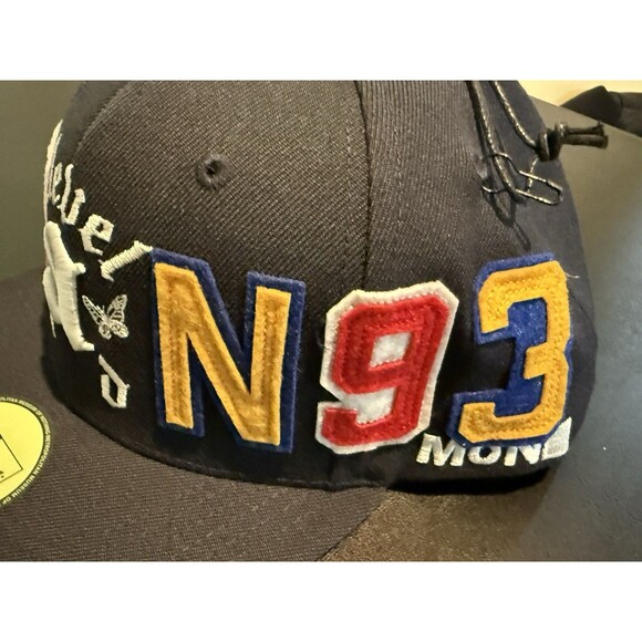 Brand About Nothing Baseball Cap Hat Adjustable Cleveland Navy Flat Bill New - Picture 8 of 9